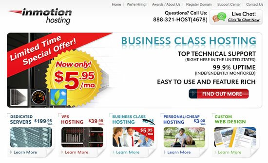 inmotion absolutely free domain name